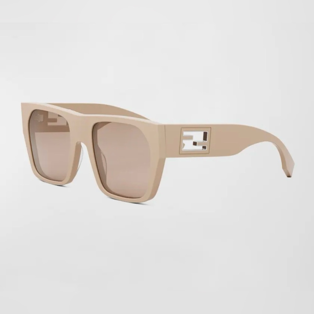 Fendi NWT Baguette Acetate Round Sunglasses
